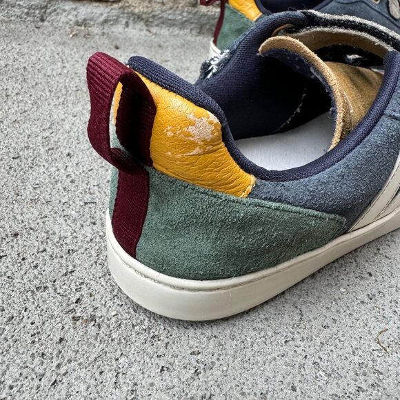 VEJA Multicolor V-10 Nautico Sneakers Boys 3 34 Colorblock Suede Shoes Sneaker - Picture 7 of 11